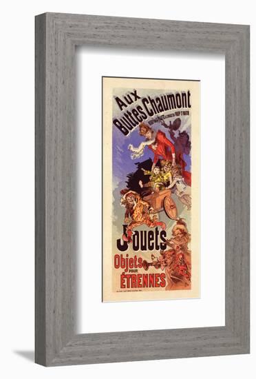 Aux Buttes Chaumont - Jouets-Cheret-Framed Art Print