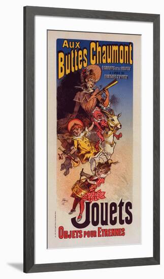 Aux Buttes Chaumont - Jouets-Cheret-Framed Art Print