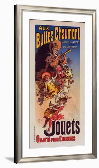 Aux Buttes Chaumont - Jouets-Cheret-Framed Art Print