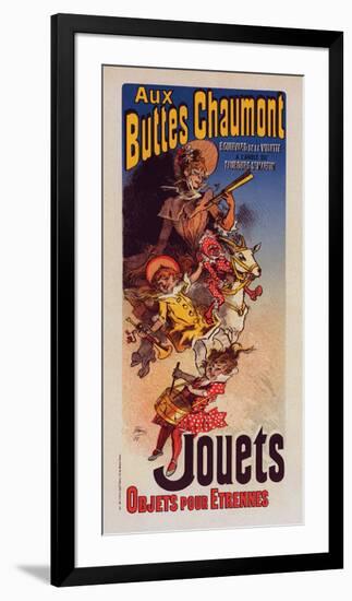 Aux Buttes Chaumont - Jouets-Cheret-Framed Art Print