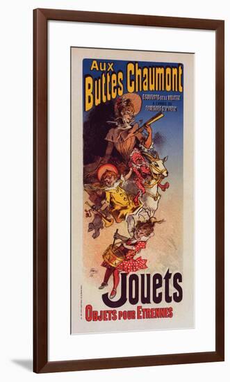 Aux Buttes Chaumont - Jouets-Cheret-Framed Art Print
