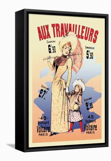 Aux Travailleurs-Alfred Choubrac-Framed Stretched Canvas