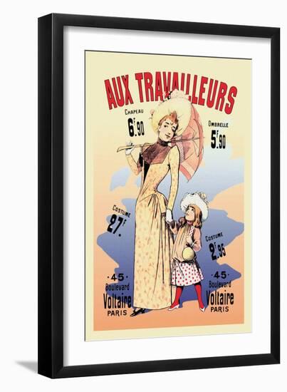 Aux Travailleurs-Alfred Choubrac-Framed Art Print