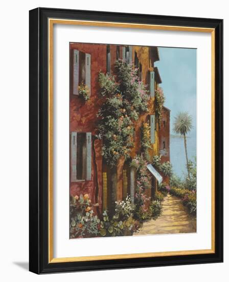 Av La Strada Verso Il Lago-Guido Borelli-Framed Giclee Print