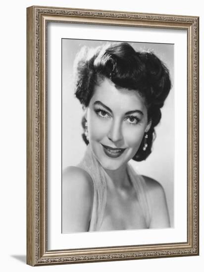 Ava Gardner, American Actress, 20th Century-null-Framed Photographic Print
