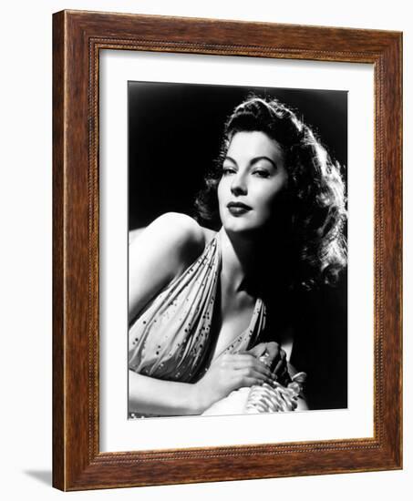 Ava Gardner, Ca. Mid-1940s-null-Framed Photo