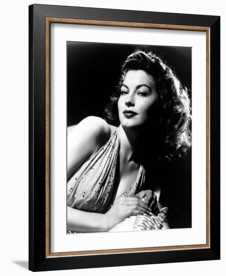 Ava Gardner, Ca. Mid-1940s-null-Framed Photo