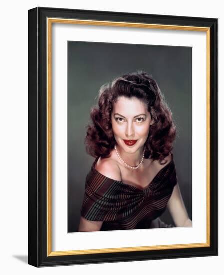 Ava Gardner early 40'S (photo)-null-Framed Photo