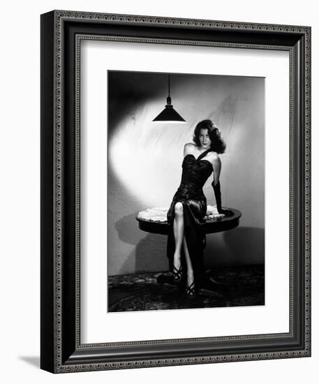 Ava Gardner. "Ernest Hemingway's the Killers" 1946, "The Killers" Directed by Robert Siodmak-null-Framed Photographic Print