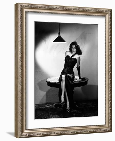 Ava Gardner. "Ernest Hemingway's the Killers" 1946, "The Killers" Directed by Robert Siodmak-null-Framed Photographic Print