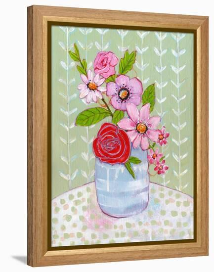 Ava Rose Flowers-Blenda Tyvoll-Framed Stretched Canvas