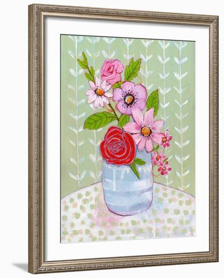 Ava Rose Flowers-Blenda Tyvoll-Framed Art Print