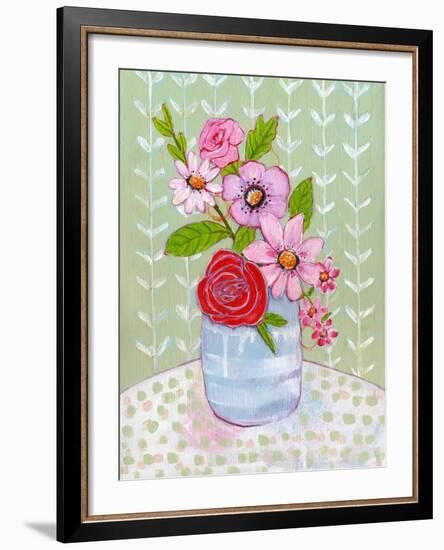 Ava Rose Flowers-Blenda Tyvoll-Framed Art Print