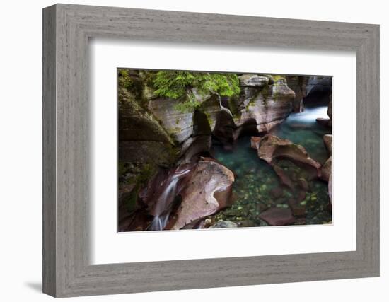 Avalanche Creek-Jason Savage-Framed Art Print