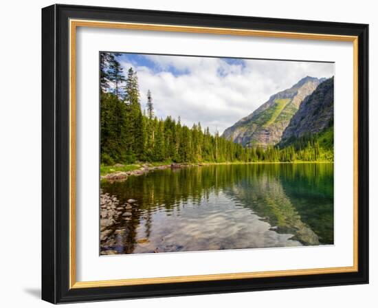 Avalanche Lake, Glacier National Park, Montana, USA-Jamie & Judy Wild-Framed Photographic Print