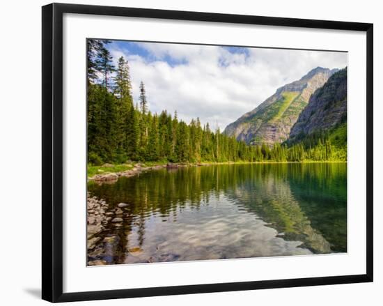 Avalanche Lake, Glacier National Park, Montana, USA-Jamie & Judy Wild-Framed Photographic Print