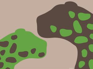 Green Jaguars by Avalisa