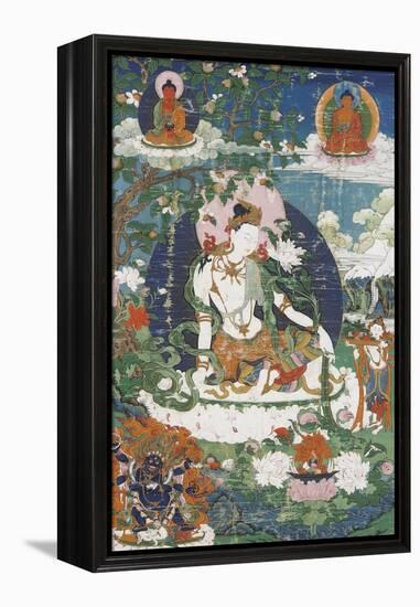 Avalokitesvara, sous son aspect Padmapâni-null-Framed Premier Image Canvas