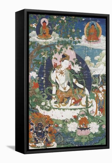 Avalokitesvara, sous son aspect Padmapâni-null-Framed Premier Image Canvas