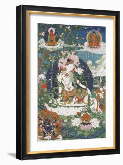 Avalokitesvara, sous son aspect Padmapâni-null-Framed Giclee Print