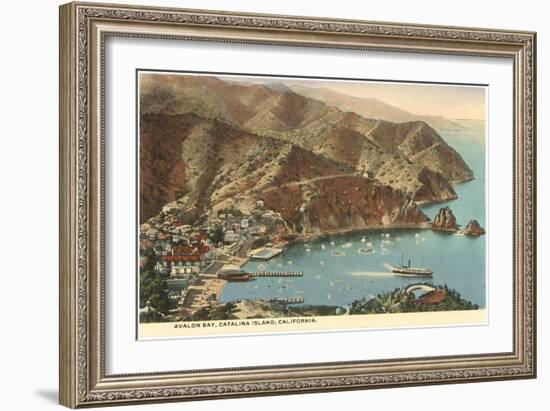 Avalon Bay, Catalina, California-null-Framed Art Print