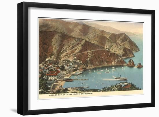 Avalon Bay, Catalina, California-null-Framed Art Print