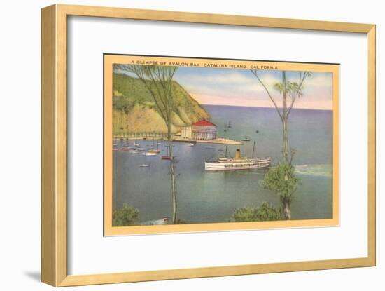 Avalon Bay, Catalina, California-null-Framed Art Print