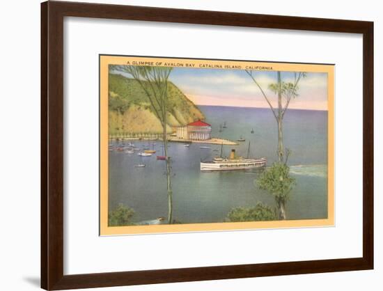 Avalon Bay, Catalina, California-null-Framed Art Print