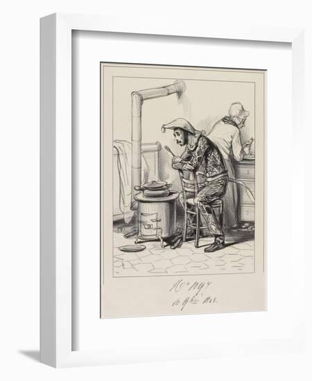 Avancez-Moi, Donc Cent Sous M'Man. . ., 1838-Paul Gavarni-Framed Giclee Print