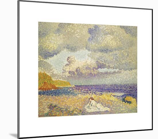 Avant l’Orage (La Baigneuse)-Henri Edmond Cross-Mounted Premium Giclee Print