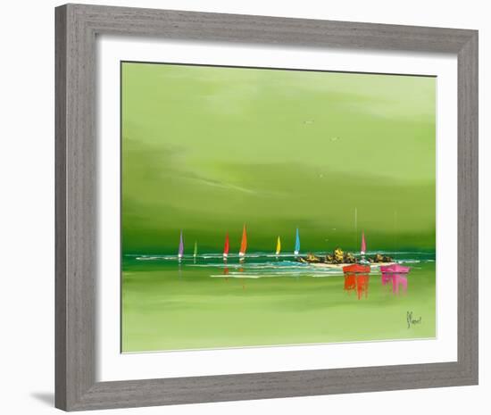 Avant l´orage-Frédéric Flanet-Framed Art Print