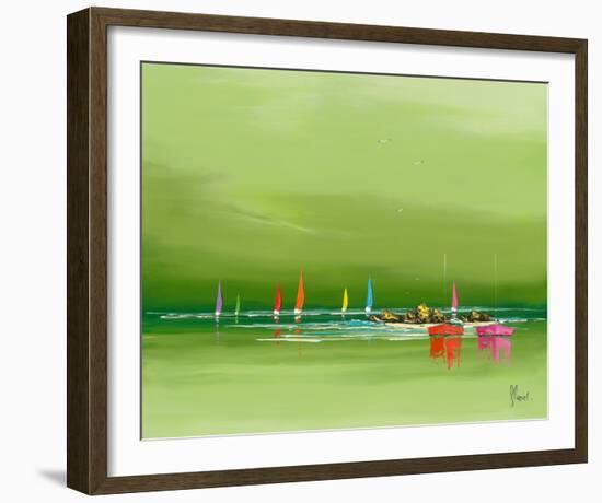 Avant l´orage-Frédéric Flanet-Framed Art Print