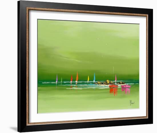 Avant l´orage-Frédéric Flanet-Framed Art Print