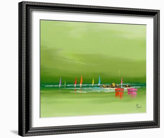 Avant l´orage-Frédéric Flanet-Framed Art Print