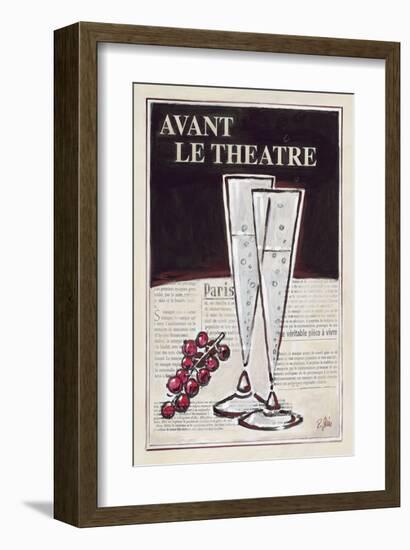 Avant Le Theatre Champagne-Rene Stein-Framed Art Print