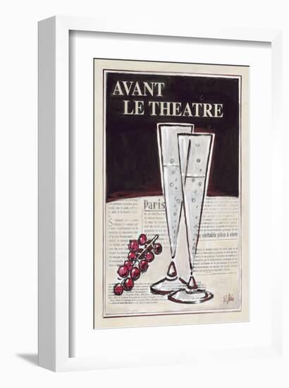 Avant Le Theatre Champagne-Rene Stein-Framed Art Print