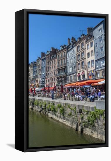 Avant Port, Honfleur, Normandy, France-Lisa S. Engelbrecht-Framed Premier Image Canvas