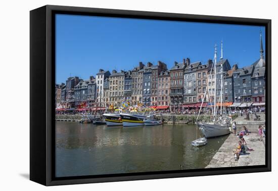 Avant Port, Honfleur, Normandy, France-Lisa S. Engelbrecht-Framed Premier Image Canvas