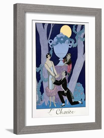 Avarice, 1924-Georges Barbier-Framed Giclee Print