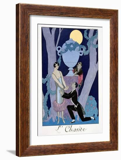 Avarice, 1924-Georges Barbier-Framed Giclee Print