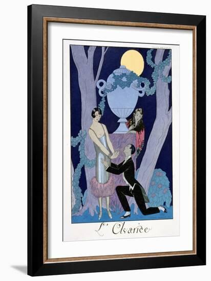 Avarice, 1924-Georges Barbier-Framed Giclee Print