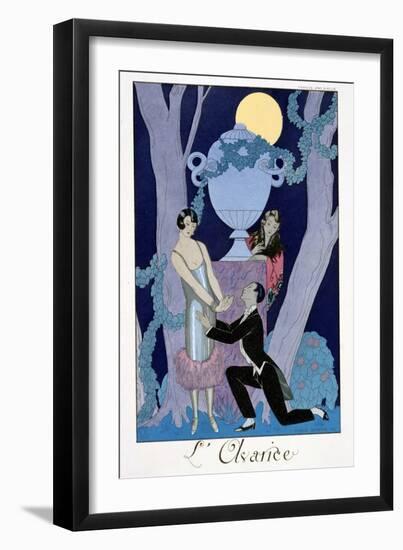 Avarice, 1924-Georges Barbier-Framed Giclee Print