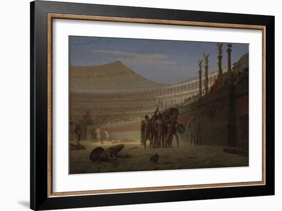 Ave Caesar! Morituri Te Salutant-Jean Leon Gerome-Framed Giclee Print