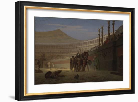 Ave Caesar! Morituri Te Salutant-Jean Leon Gerome-Framed Giclee Print