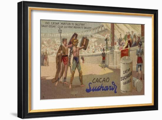 Ave, Caesar! Morituri Te Salutant-null-Framed Giclee Print