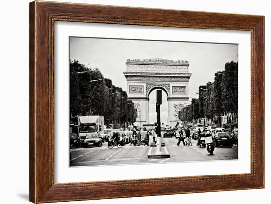 Ave Champs Elysees I-Erin Berzel-Framed Photographic Print