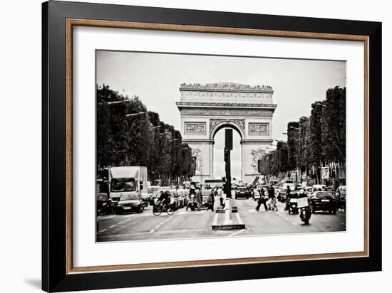 Ave Champs Elysees I-Erin Berzel-Framed Photographic Print