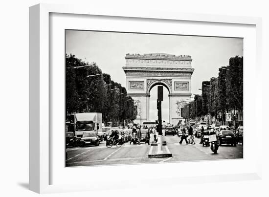 Ave Champs Elysees I-Erin Berzel-Framed Photographic Print