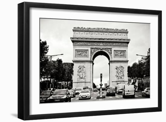 Ave Champs Elysees II-Erin Berzel-Framed Photographic Print