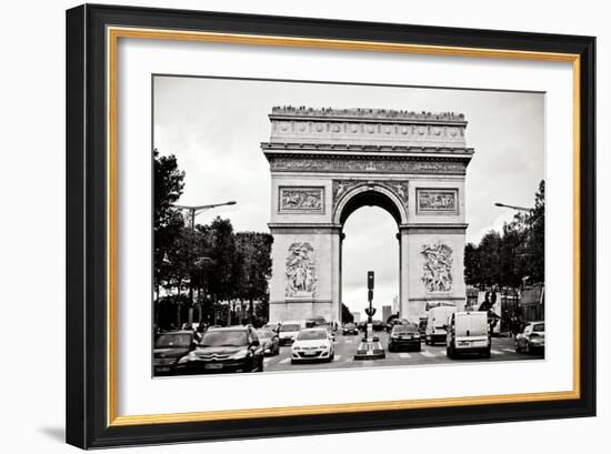 Ave Champs Elysees II-Erin Berzel-Framed Photographic Print